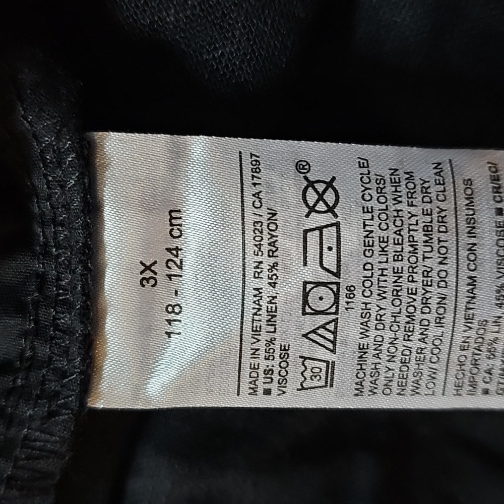 High-Waisted Linen-Blend Straight Ankle Pants - Picture 4 of 4